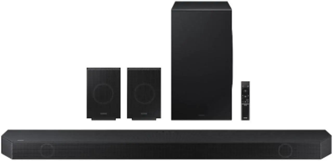 Main image of SAMSUNG HWQ990D Q-series 11.1.4 ch. Wireless Dolby Atmos Soundbar + Rear Speakers w/ Q Symphony - HW-Q990D (2024)