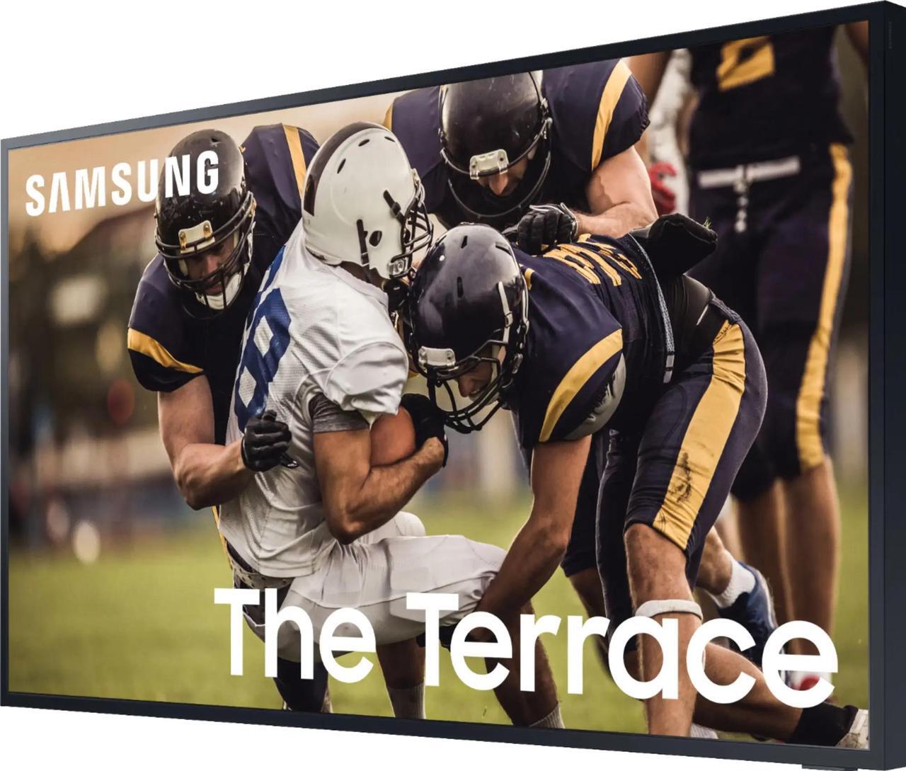 Alt view image 2 of 4 - Samsung The Terrace LST7D Outdoor TV QLED 55-Inch Partial Sun 4K Smart in Black (2024) - QN55LST7DAFXZA
