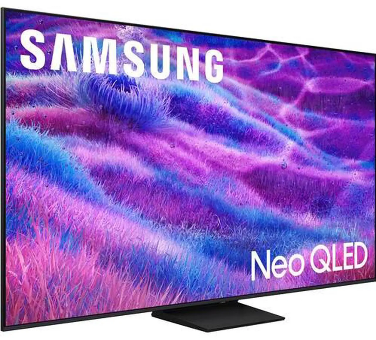 Alt view image 2 of 5 - Samsung QN80F Neo QLED TV 65-Inch 4K Smart in Titan Black - QN65QN80FAFXZA