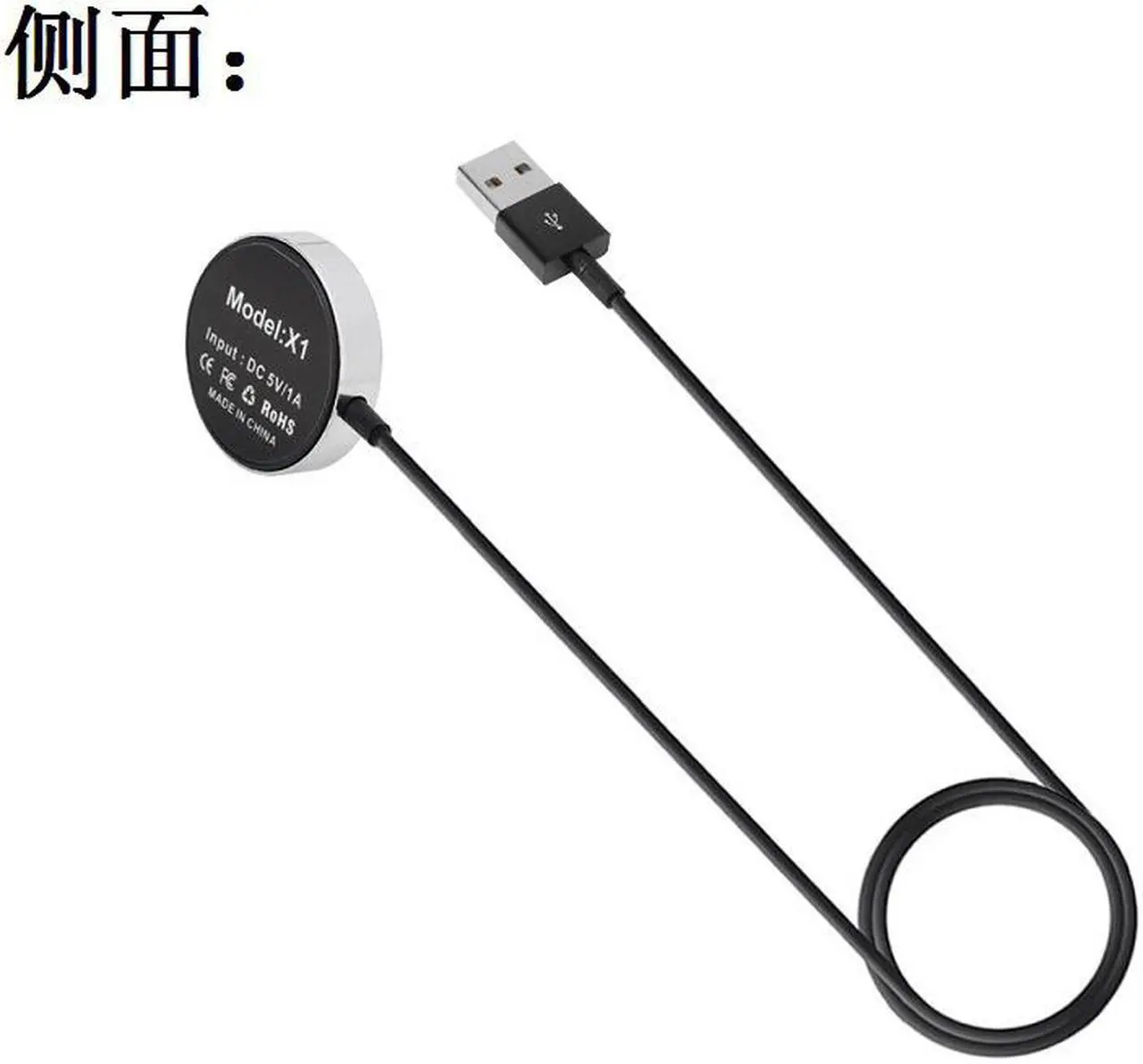 Alt view image 6 of 6 - Huawei Smart watch Charger[Stainless Frame],Portable Desktop stand Replacement Magnetic Cradle Charger for Huawei W1