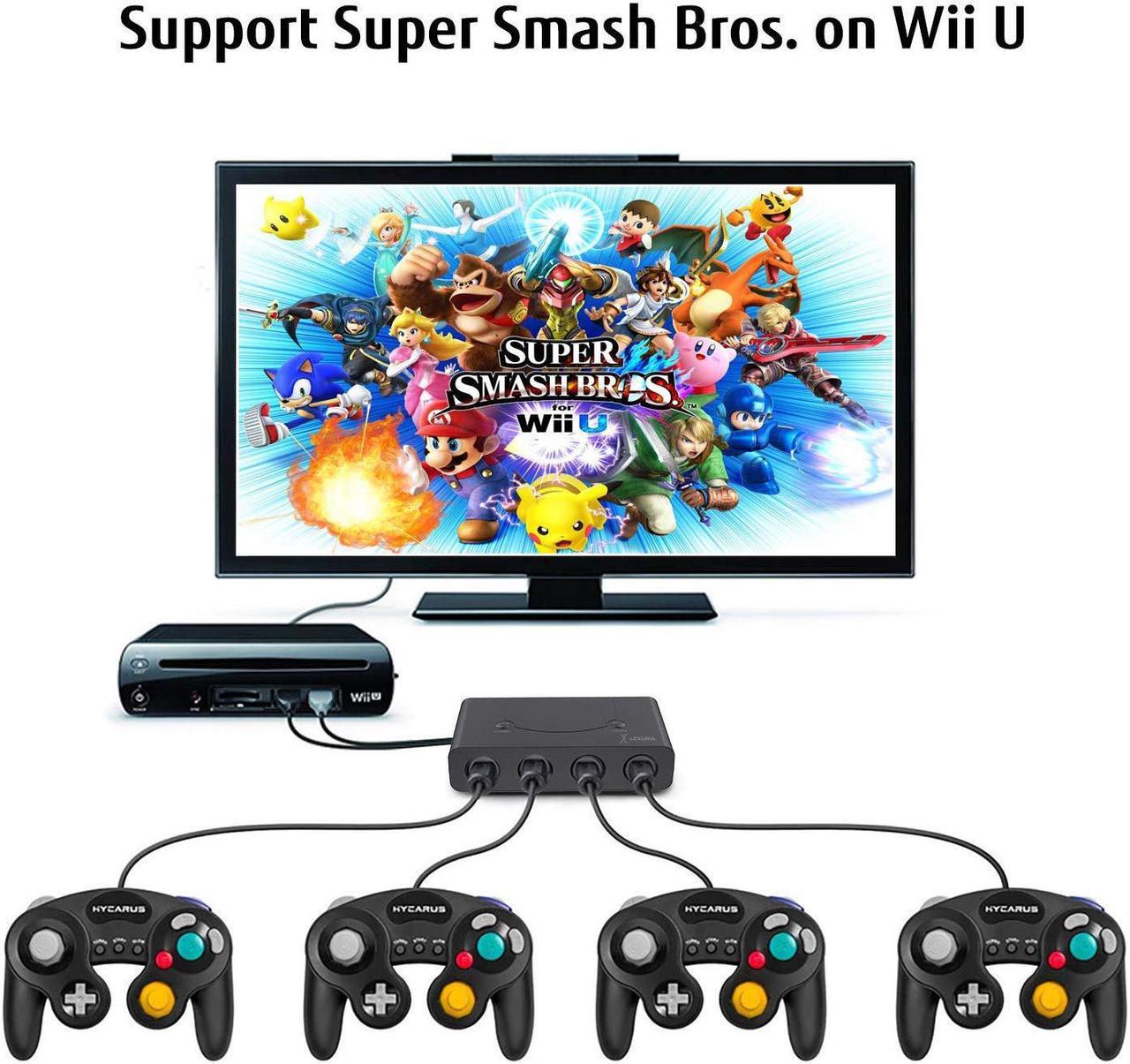 Alt view image 4 of 7 - GameCube Controller Adapter for Wii U, Nintendo Switch and PC USB