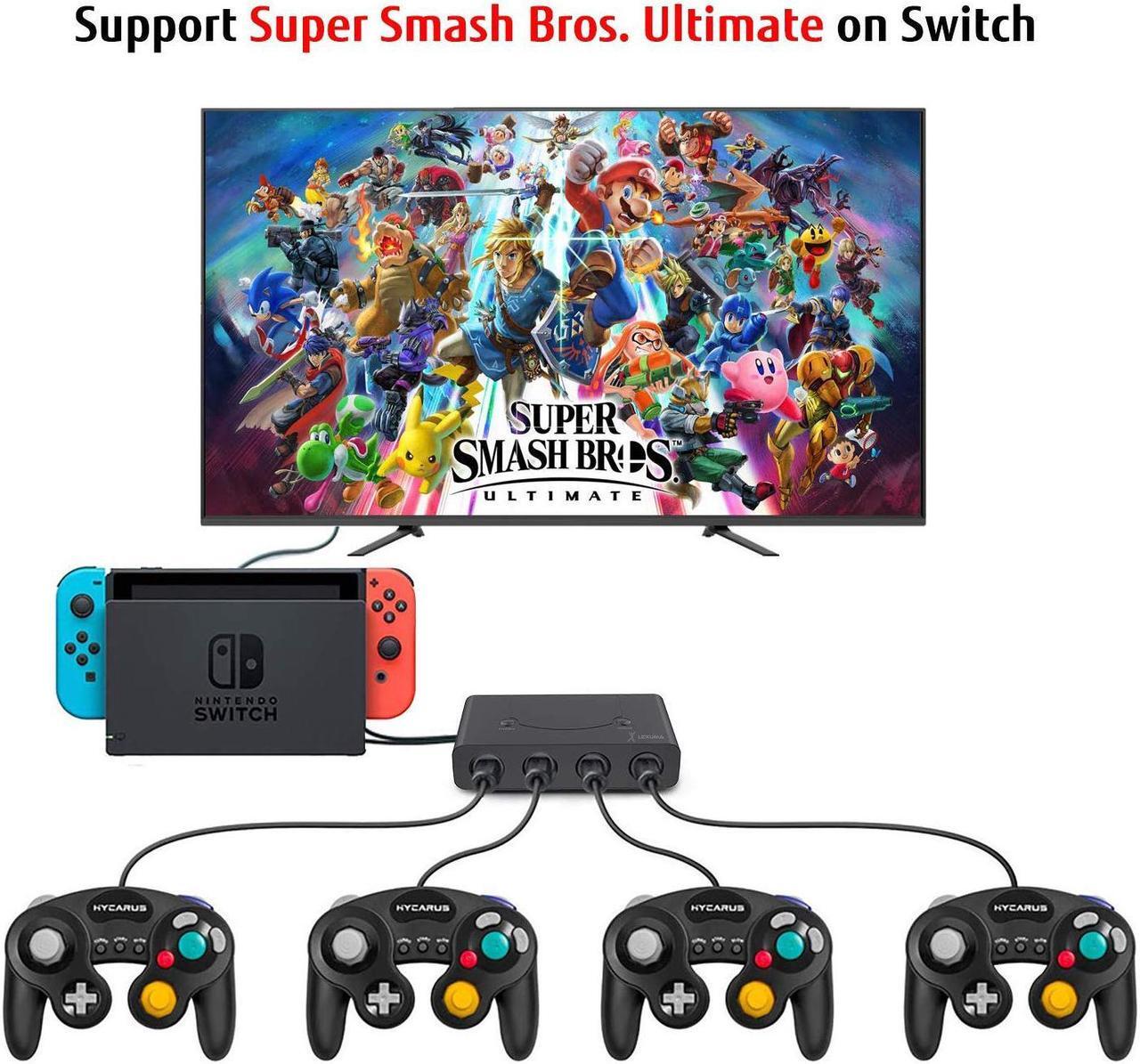 Alt view image 5 of 7 - GameCube Controller Adapter for Wii U, Nintendo Switch and PC USB