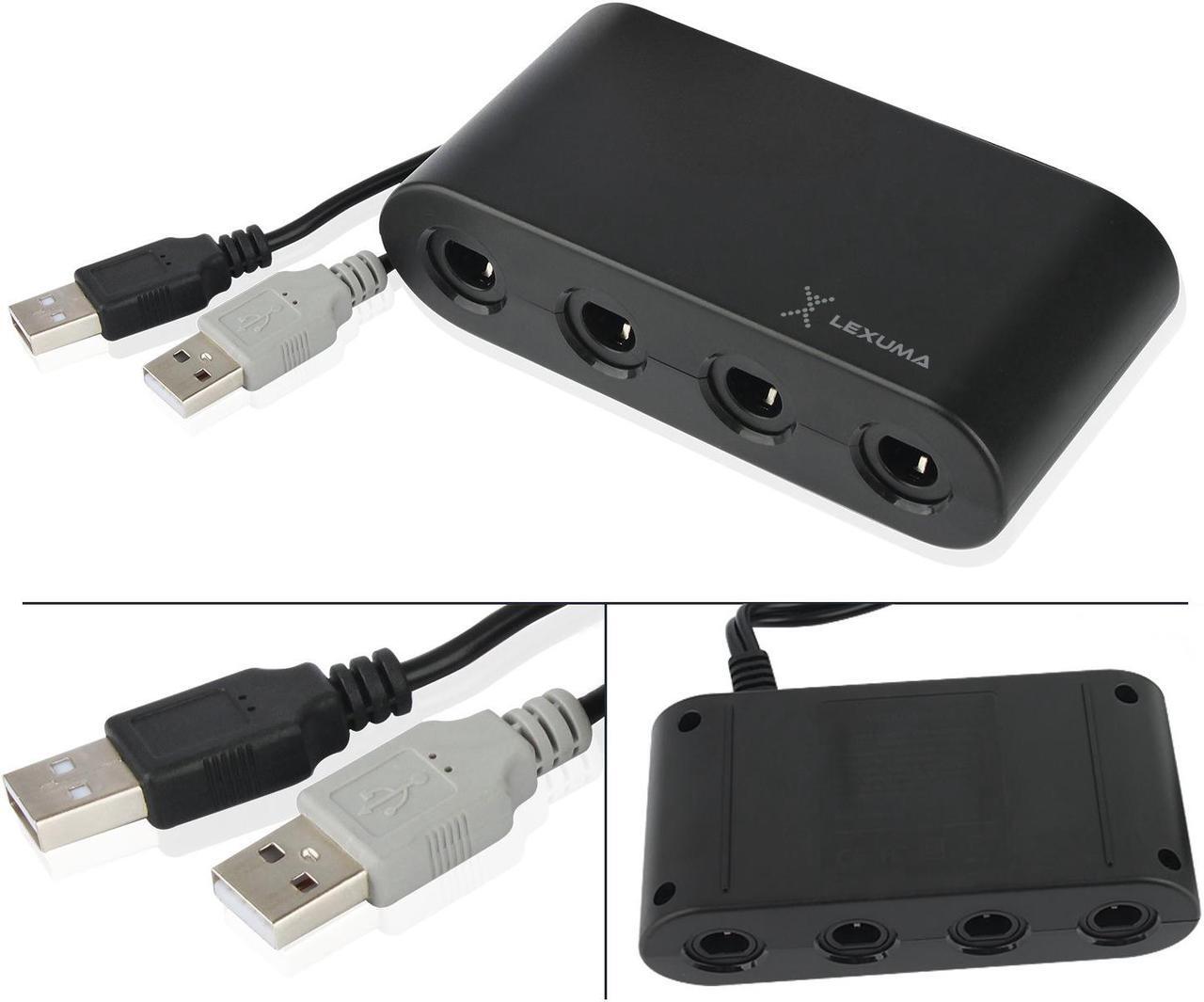 Alt view image 7 of 7 - GameCube Controller Adapter for Wii U, Nintendo Switch and PC USB