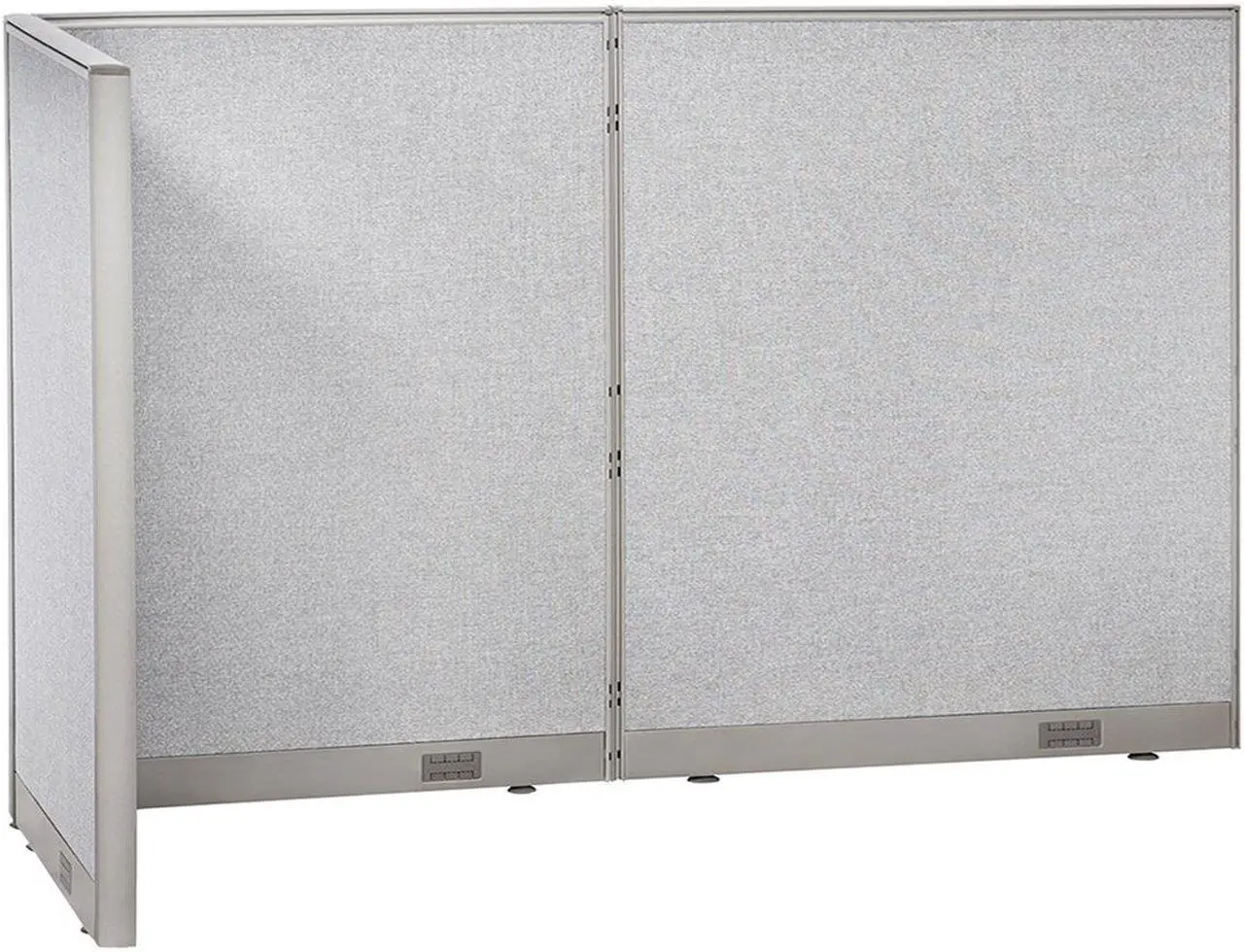 Main image of GOF L-Shaped Office Partition Set, Freestanding Privacy Wall/ Cubicle/ Workstation/ Room Divider (36"D x 96"W x 60"H)
