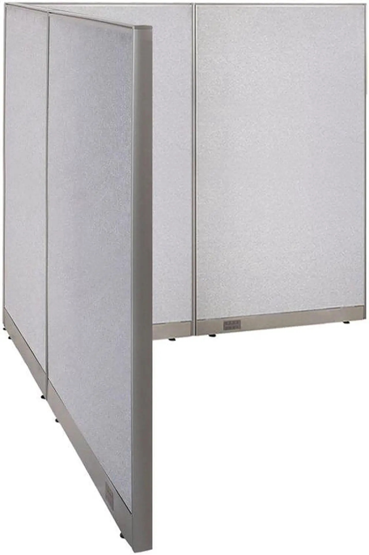 Main image of GOF L-Shaped Office Partition Set, Freestanding Privacy Wall/ Cubicle/ Workstation/ Room Divider (84"D x 96"W x 72"H)
