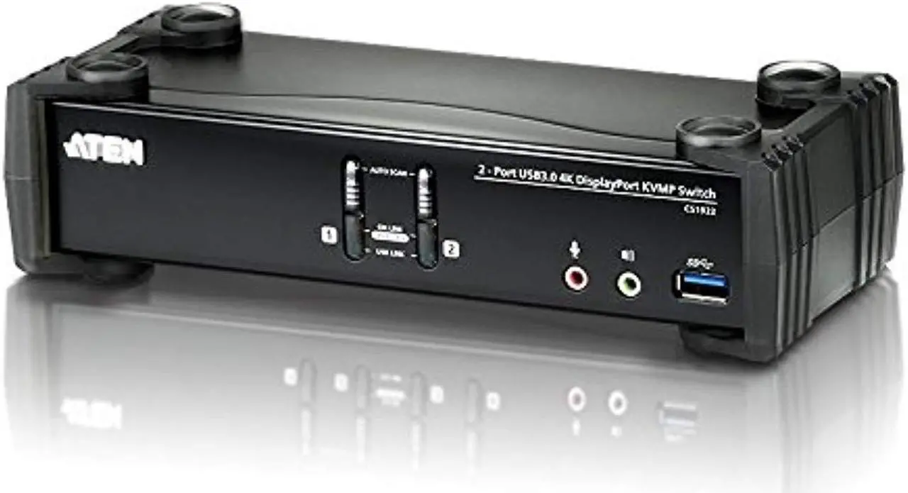 Main image of ATEN CS1922 2-Port USB 3.0 4K DisplayPort KVMP Switch