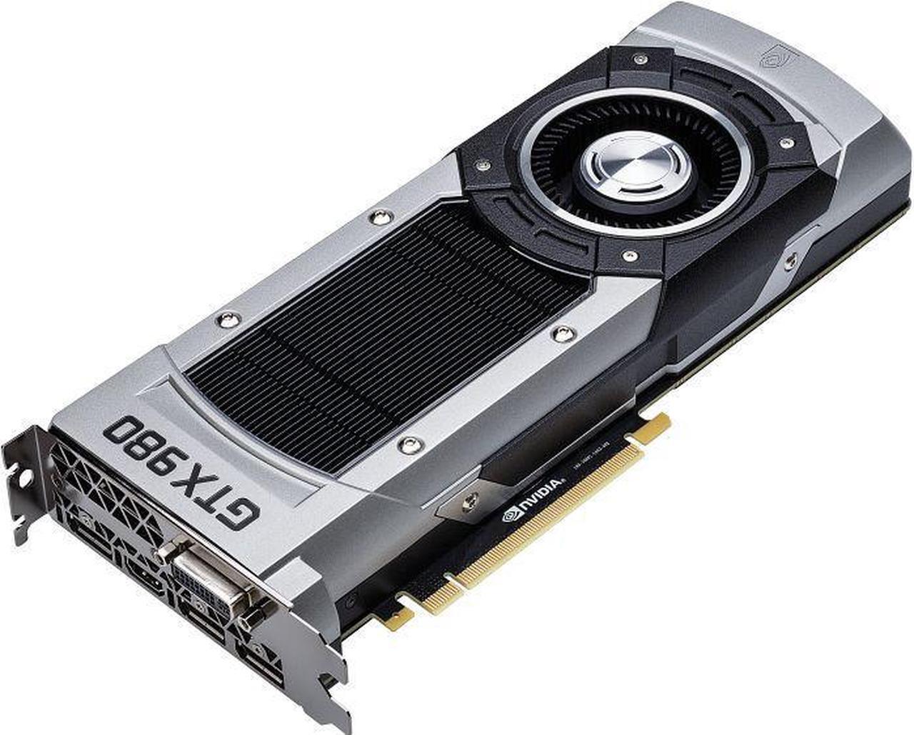 Main image of 4GB nVIDIA GeForce GTX 980 DVI HDMI 2x DisplayPort PCI-E x16 GTX980 Gaming Graphics 900-1G401-2500-000