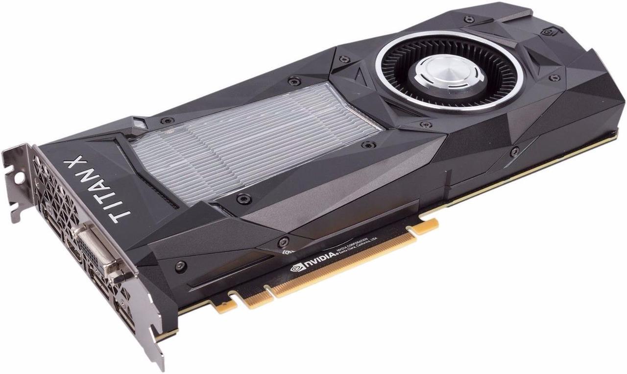 Main image of NVIDIA GeForce Titan X (Pascal) (900-1G611-2500-000) 12GB 384-Bit GDDR5X PCI Express 3.0 HDCP Ready SLI Support Video Card