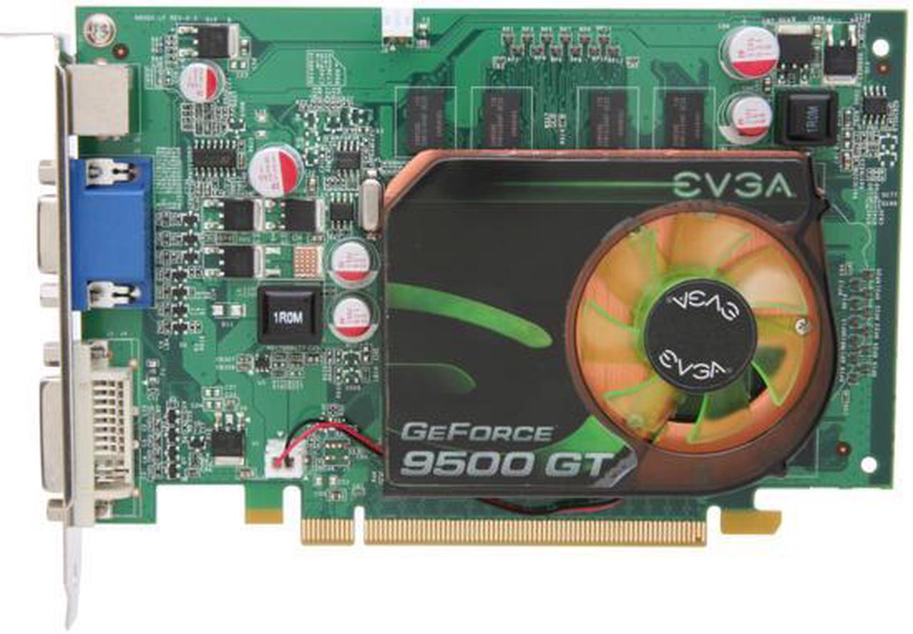 Alt view image 4 of 5 - EVGA GeForce 9500 GT DirectX 10 01G-P3-N958-LR 1GB 128-Bit DDR2 PCI Express 2.0 x16 HDCP Ready Video Card