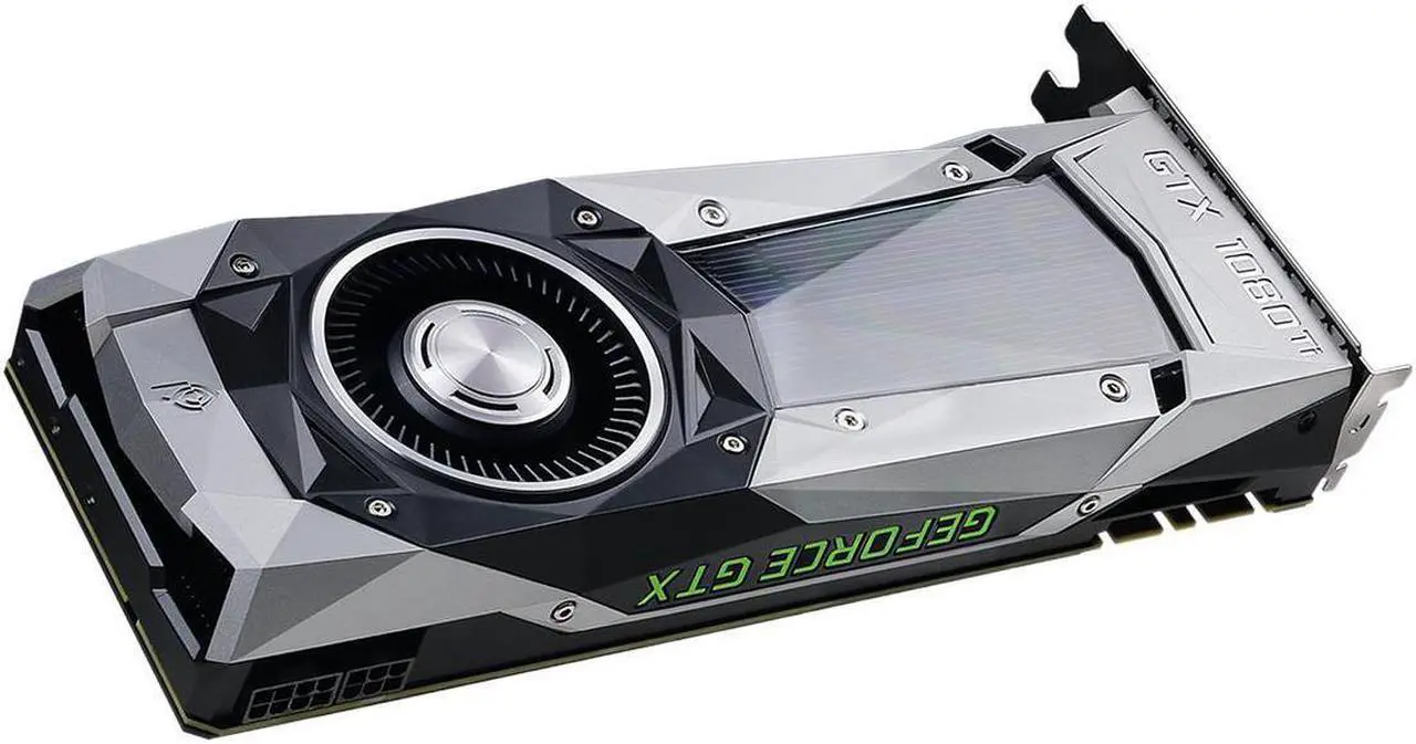 Alt view image 4 of 5 - NVIDIA 900-1G611-2550-000 GeForce GTX 1080 Ti Founders Edition DirectX 12 11GB 352-Bit GDDR5X PCI Express 3.0 x16 HDCP Ready SLI Support Video Card