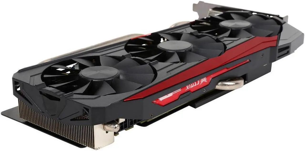 Alt view image 5 of 5 - ASUS Radeon R9 390 DirectX 12 STRIX-R9390-DC3OC-8GD5-GAMING 8GB 512-Bit GDDR5 PCI Express 3.0 HDCP Ready Video Card