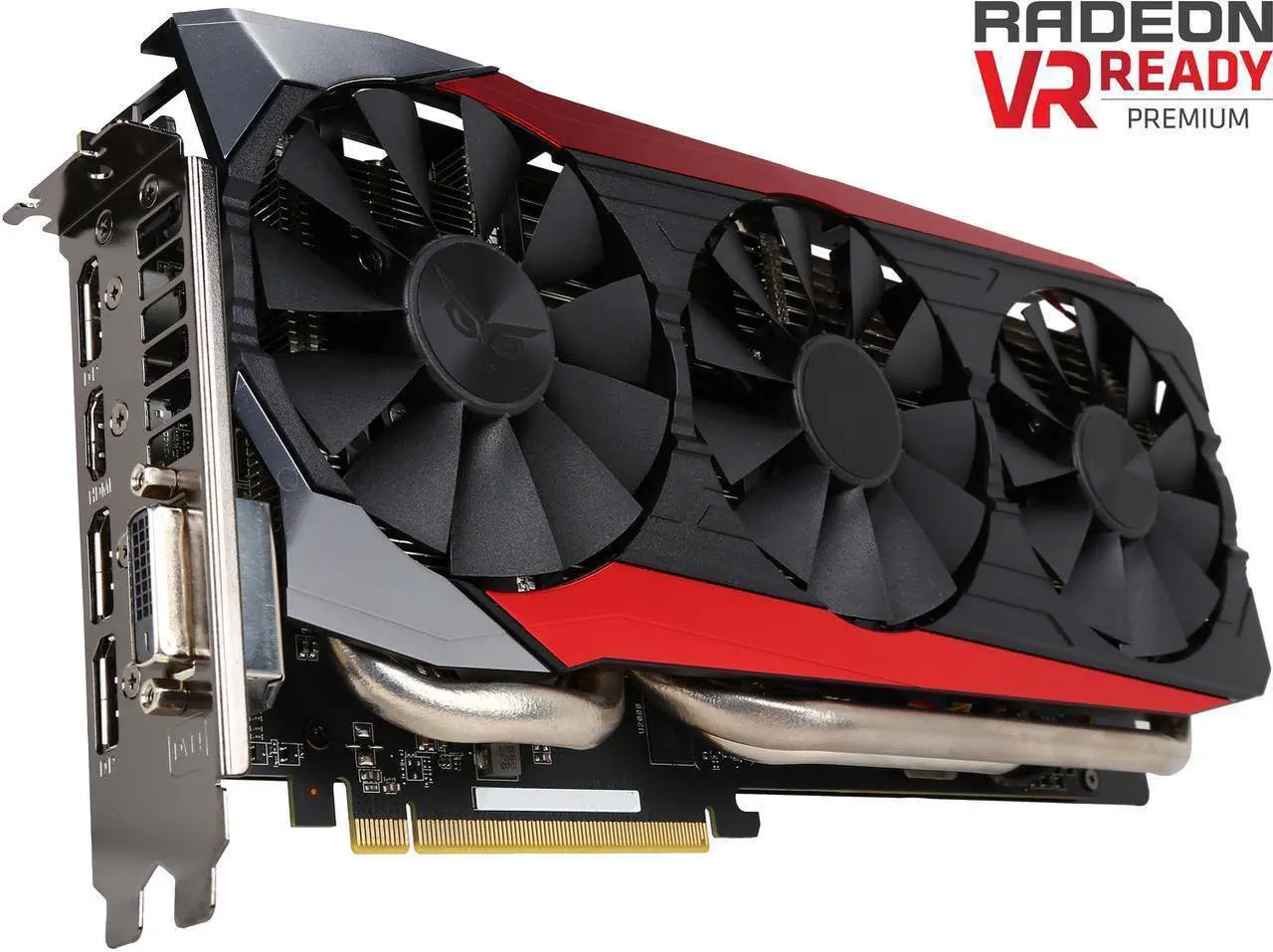 Main image of ASUS Radeon R9 390 DirectX 12 STRIX-R9390-DC3OC-8GD5-GAMING 8GB 512-Bit GDDR5 PCI Express 3.0 HDCP Ready Video Card