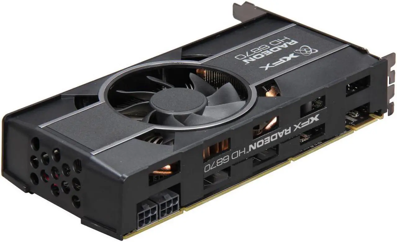 Alt view image 5 of 5 - XFX Radeon HD 6870 DirectX 11 HD-687A-ZHFC 1GB 256-Bit GDDR5 PCI Express 2.1 x16 HDCP Ready CrossFireX Support Video Card