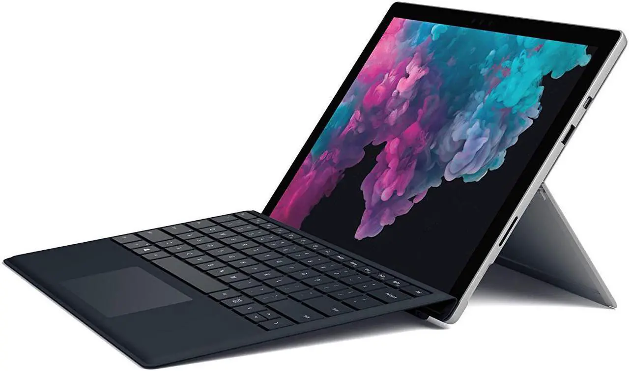 Main image of Microsoft Surface Pro 6 (Intel Core i5, 8GB RAM, 128GB) - Newest Version and Microsoft FMM-00001 Type Cover Surface Pro - Black