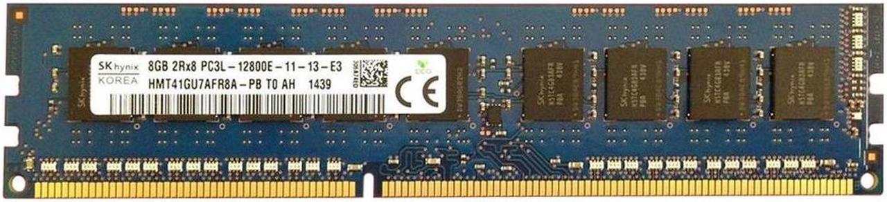 HYNIXHynix Hmt41Gu7Afr8A-Pb Hynix   8Gb (1X8Gb) Pc312800 1600Mhz Unbuffered Ecc 1.35V Cl11   2Rx8 Ddr3 Sdram 240Pin Memory Module