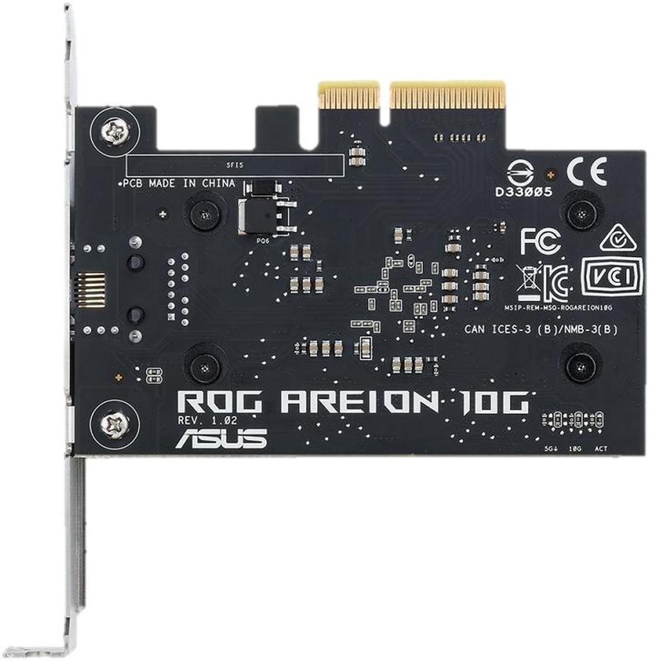 Alt view image 6 of 7 - ASUS ROG AREION 10G Express 10Gbps Ethernet PCIe expansion Card RJ-45