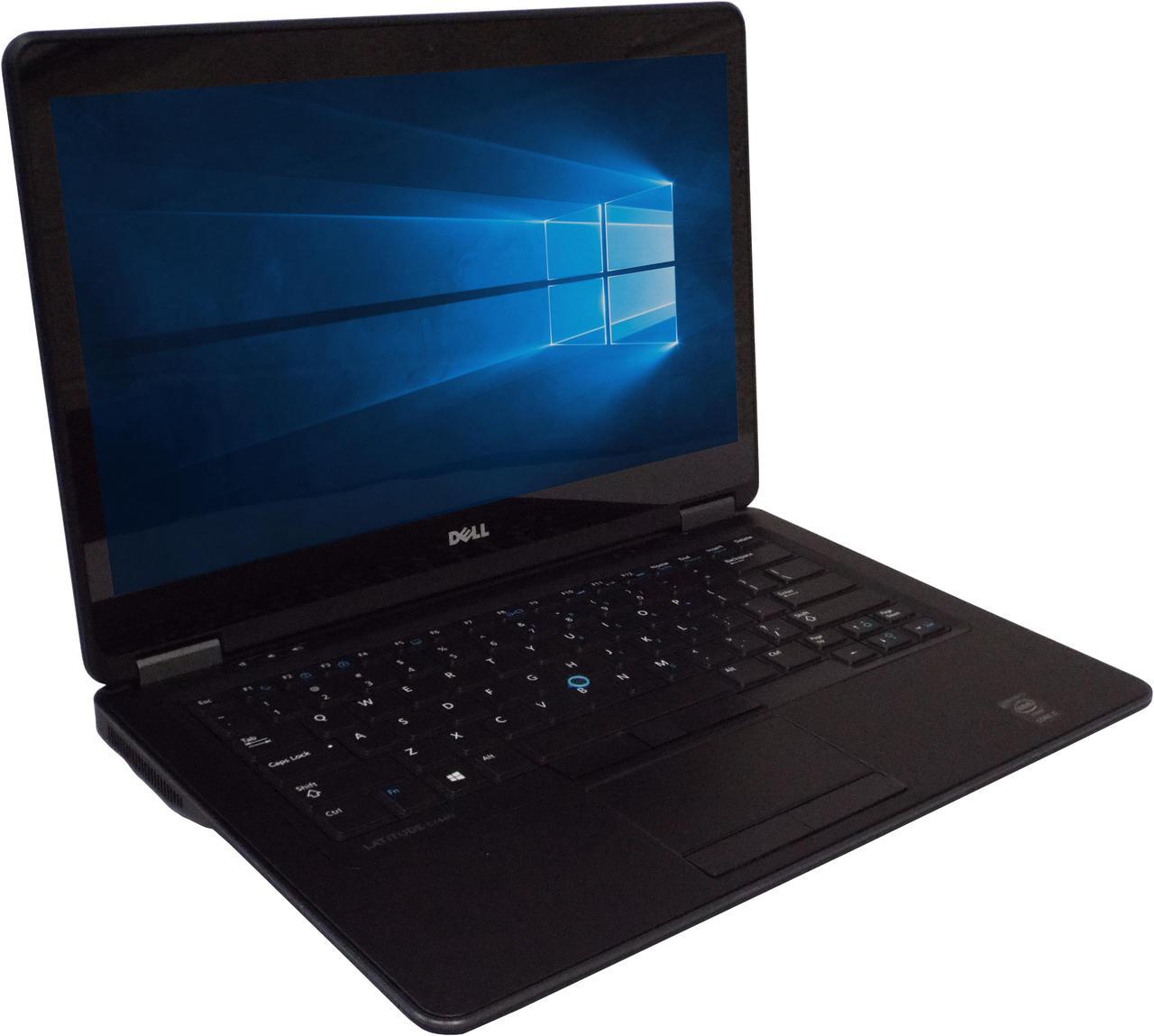 Dell Latitude E7440 14" 1920x1080 FHD Laptop PC, Intel Core i5-4300U 1.9-2.9GHz, 8GB DDR3L Memory, 256GB SSD, Win-10 Pro x64 Grade B