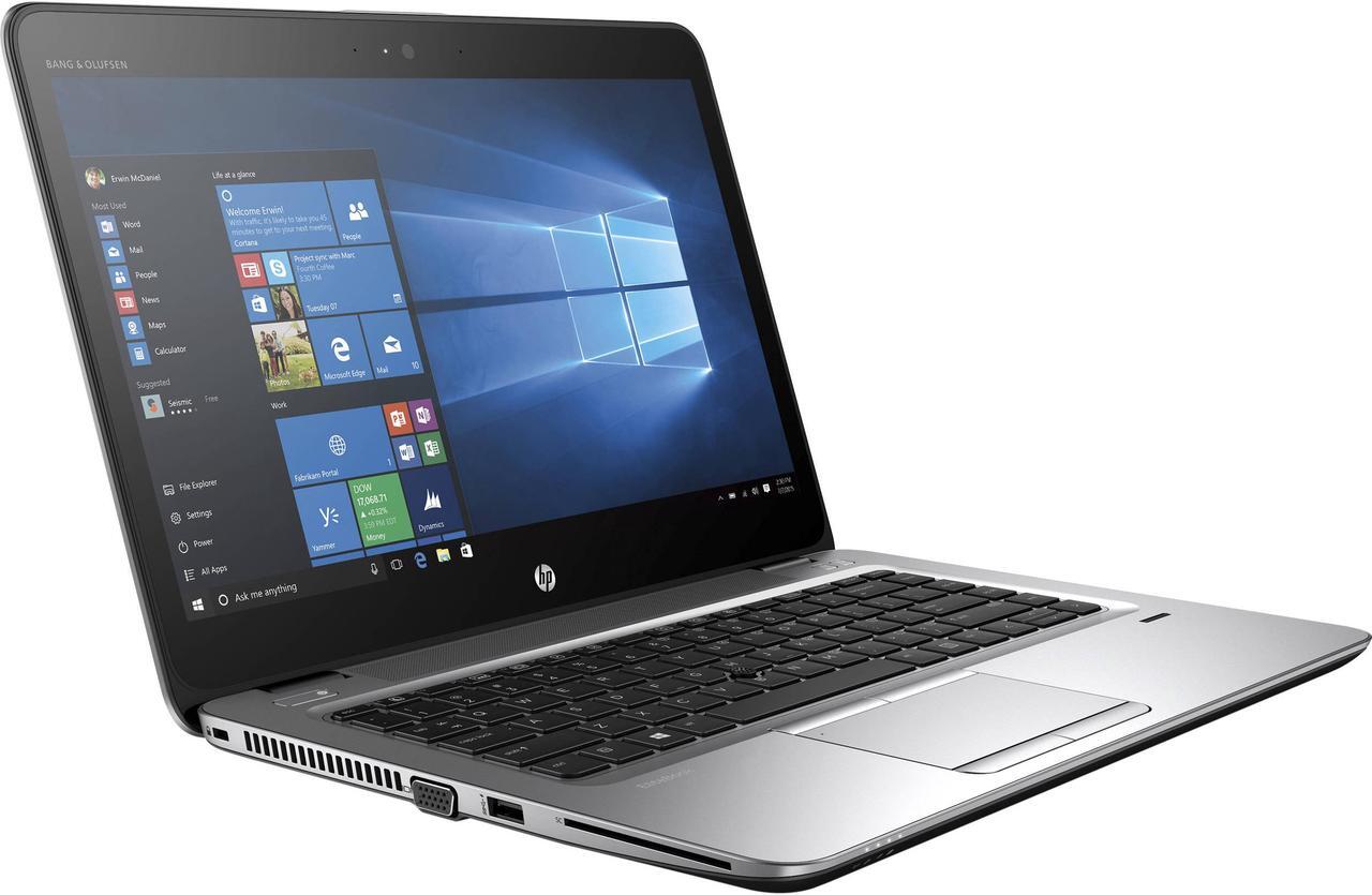 Main image of HP Elitebook 840 G3 14" 1366x768 Laptop PC, Intel Core i5-6300U 2.4GHz, 8GB DDR4 RAM, 256GB SSD, Windows 10 Pro x64 Grade B+