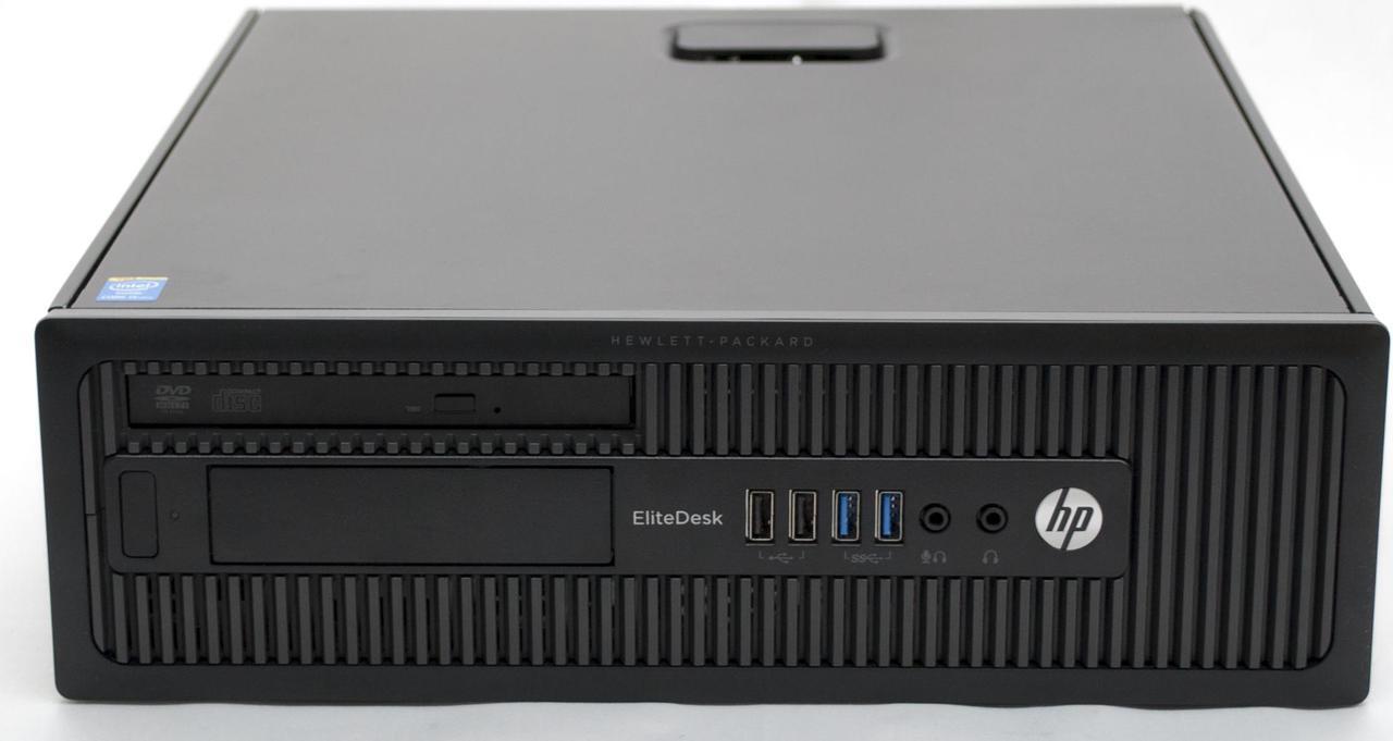 Alt view image 4 of 5 - HP EliteDesk 800 G1 SFF Desktop PC, Intel Core i5-4570 3.2GHz, 8GB DDR3 RAM, 256GB SSD, DVD-ROM, Win-10 HOME x64 Grade B