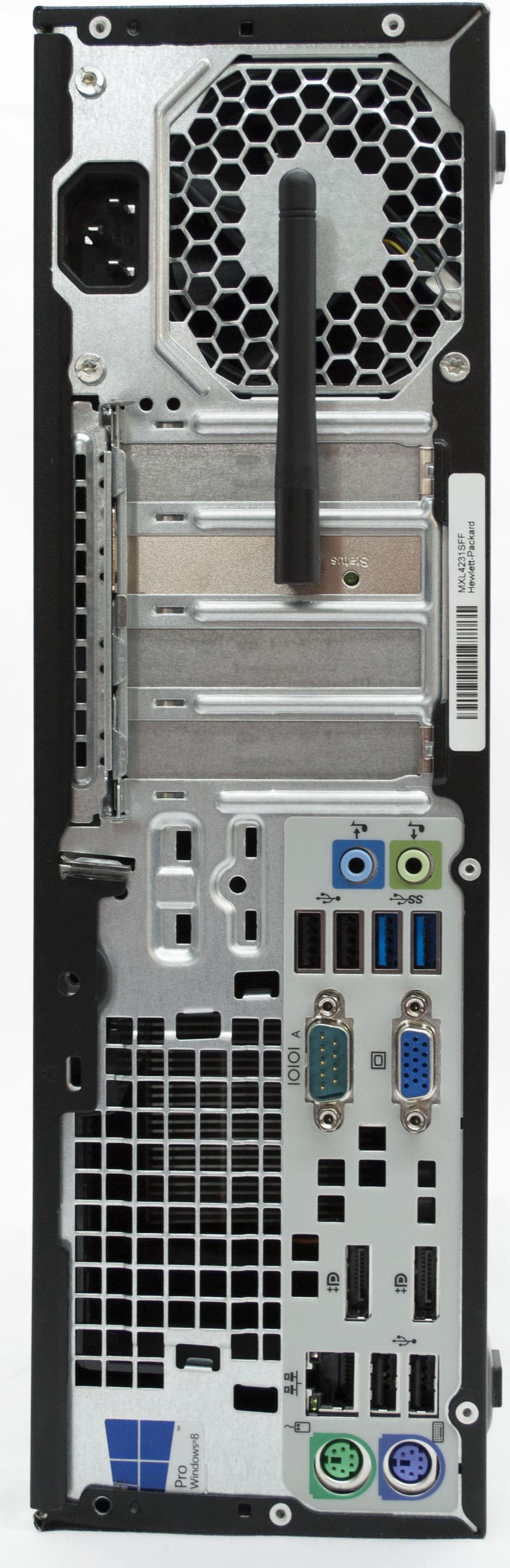 Alt view image 5 of 5 - HP EliteDesk 800 G1 SFF Desktop PC, Intel Core i5-4570 3.2GHz, 8GB DDR3 RAM, 256GB SSD, DVD-ROM, Win-10 HOME x64 Grade B