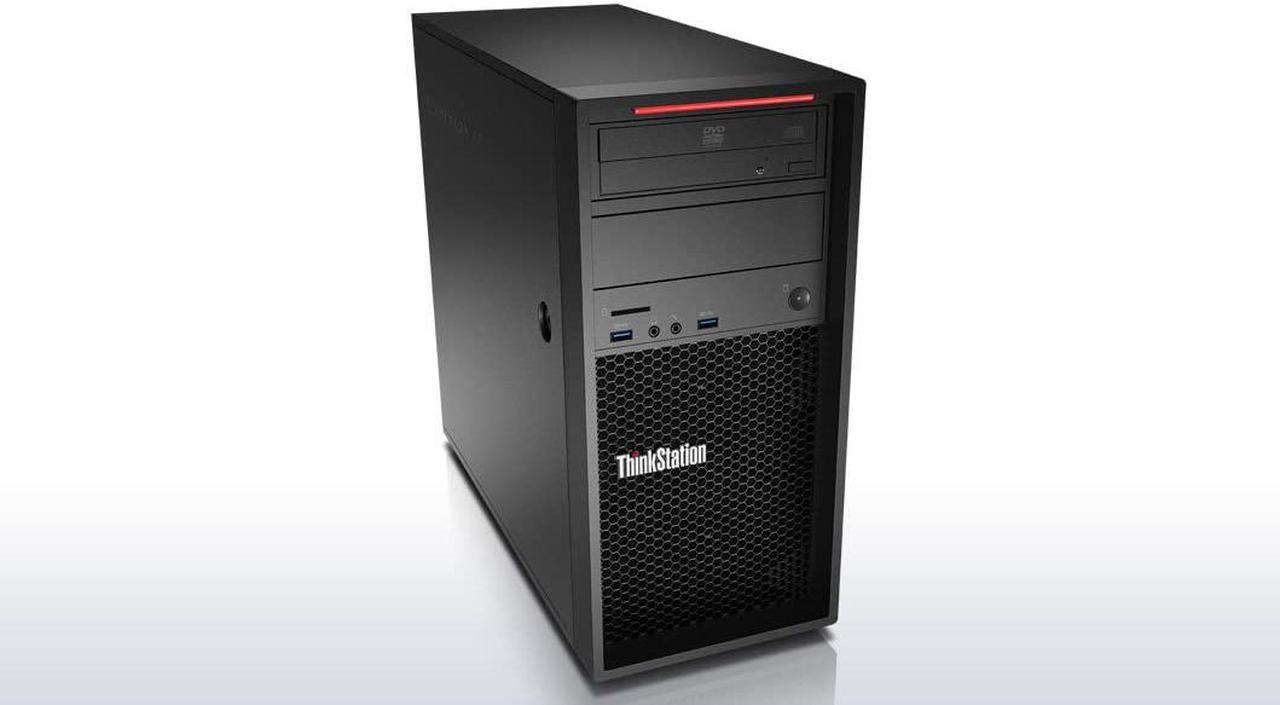 Main image of Lenovo ThinkStation P310 MT Desktop PC, Intel Xeon E3-1270 v5 3.60GHz, 8GB DDR4 RAM, 512GB SSD + 2TB HDD, NVIDIA Quadro K2200, WIFI, Win-10 Pro x64 Grade A