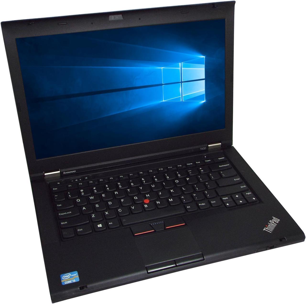 Lenovo ThinkPad T430 14" 1366x768 HD Laptop PC, Intel Core i5-3320M 2.6GHz, 8GB DDR3 RAM, 256GB SSD, Win-10 Pro x64 Grade B