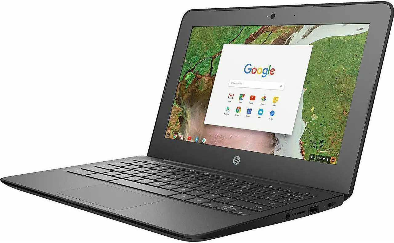 Alt view image 3 of 5 - HP Chromebook 11 G6 EE 11.6" 1366x768, Intel Celeron N3350 1.10GHz, 4GB RAM, 16GB eMMC SSD, Chrome OS (3NU57UT#ABA) Grade B