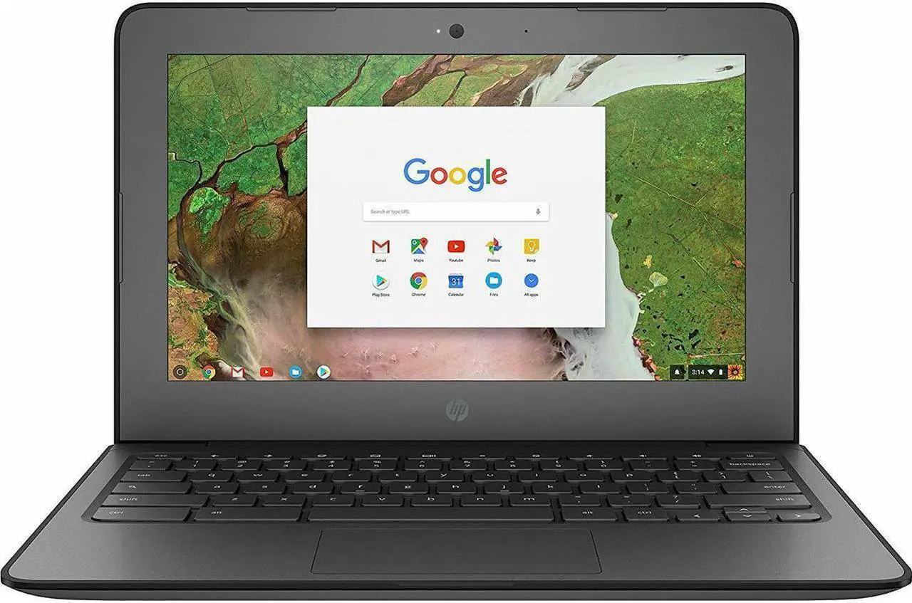 Alt view image 2 of 5 - HP Chromebook 11 G6 EE 11.6" 1366x768, Intel Celeron N3350 1.10GHz, 4GB RAM, 16GB eMMC SSD, Chrome OS (3NU57UT#ABA) Grade B