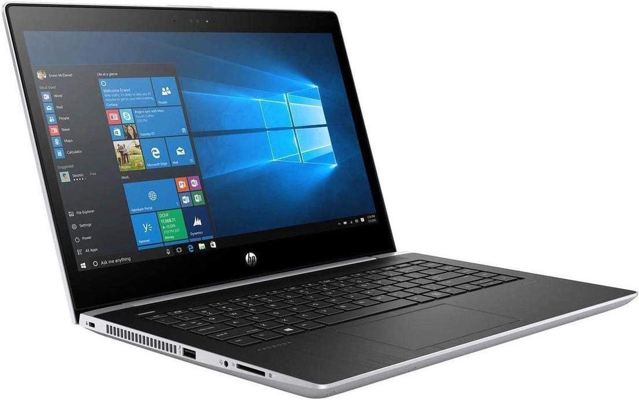 Main image of HP Probook 440 G5 14" 1920x1080 Full HD Laptop PC, Intel Core 8th Gen i5-8250U 1.6GHz, 8GB DDR4 RAM, 256GB M.2 SSD, Windows 10 Pro Grade A