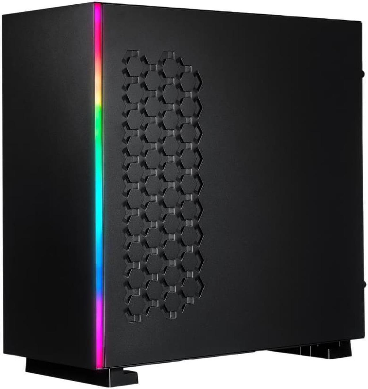 Alt view image 6 of 6 - Odyssey Black Widow Custom Gaming PC, RGB LED Fans, Intel Core i5 3.2GHz, 16GB RAM, 1TB SSD, Radeon RX 580, Wi-Fi, Windows 10