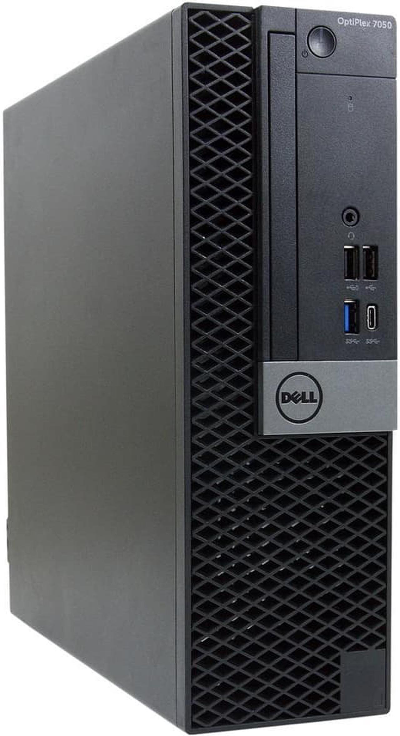 Dell OptiPlex 7050 SFF Desktop PC, Intel Core i5-7500 3.4GHz, 8GB DDR4 RAM, 256GB SSD, WIFI, Win 10 Pro Grade B