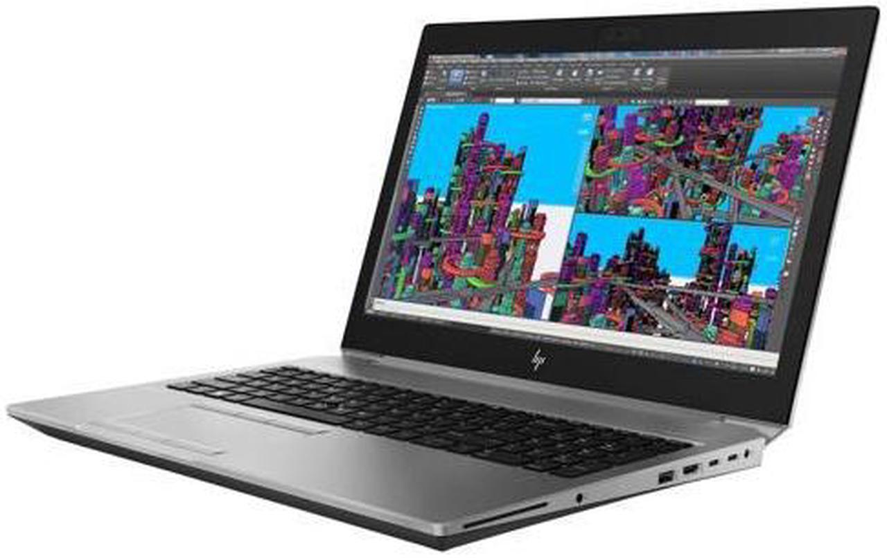 Alt view image 3 of 5 - HP Zbook 15 G5 15.6" 1920x1080 Full HD Workstation PC, Intel Core i7-8850H 2.6GHz, 32GB DDR4 RAM, 512GB M.2 SSD, NVIDIA Quadro P1000, Win 11 Pro Grade A