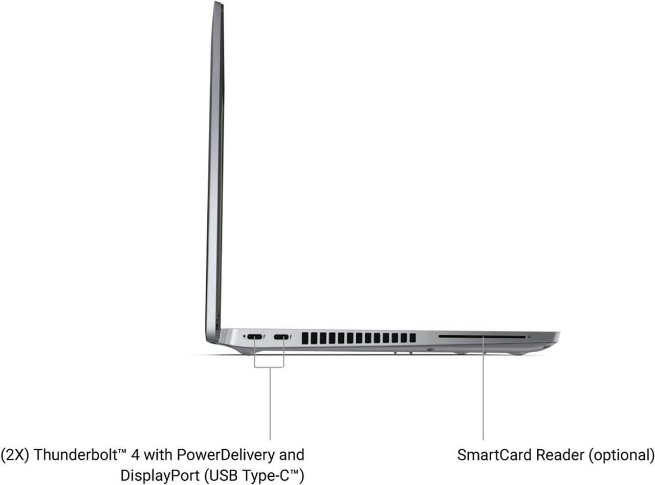 Alt view image 5 of 7 - Dell Latitude 5510 15.6" 1920x1080 FHD Business Laptop PC, Intel Core i7 10th Gen i7-10810U Quad Core 4.9GHz, 16GB DDR4 RAM, 512GB M.2 SSD, Windows 11 Pro Grade A