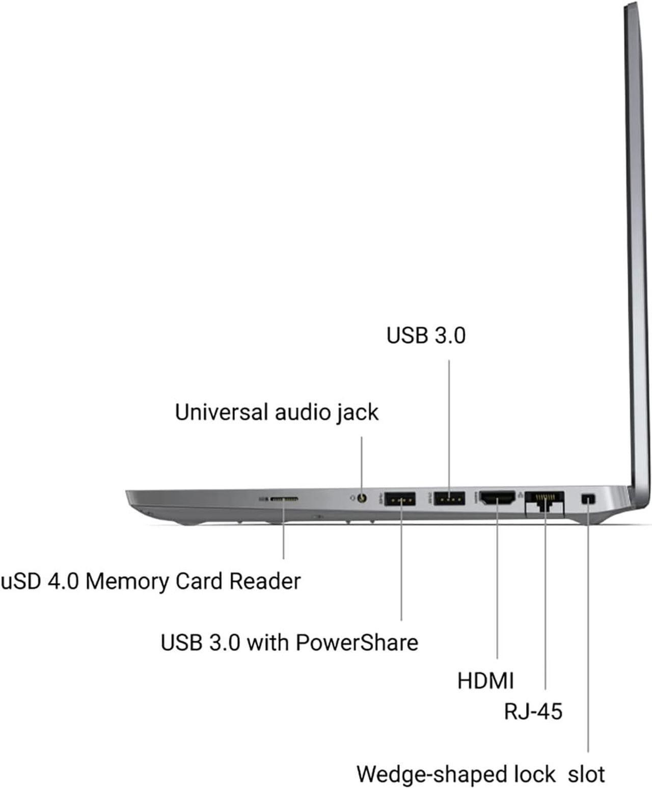 Alt view image 6 of 7 - Dell Latitude 5510 15.6" 1920x1080 FHD Business Laptop PC, Intel Core i7 10th Gen i7-10810U Quad Core 4.9GHz, 16GB DDR4 RAM, 512GB M.2 SSD, Windows 11 Pro Grade A
