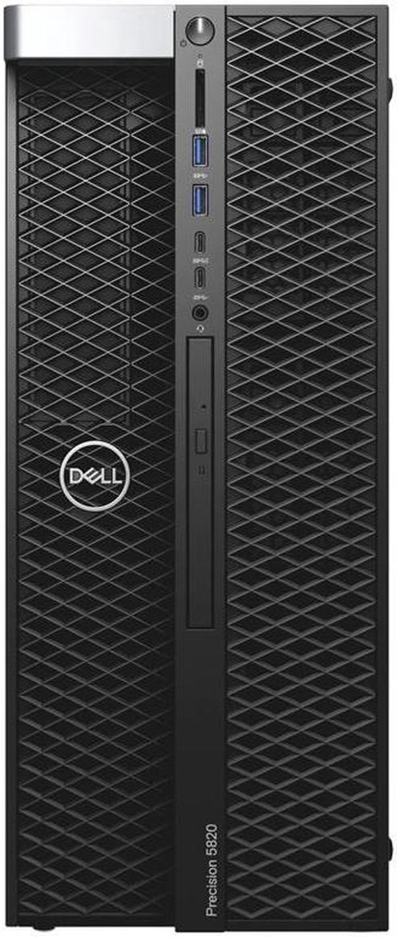 Alt view image 3 of 7 - Dell Precision 5820 Tower Workstation Desktop PC, Intel Core i7-9800X 3.8GHz, 64GB DDR4 RAM, 1TB SSD, 2TB HDD, Quadro P4000 8GB GDDR5, Keyboard & Mouse, WiFi BT, Windows 11 Pro Grade A