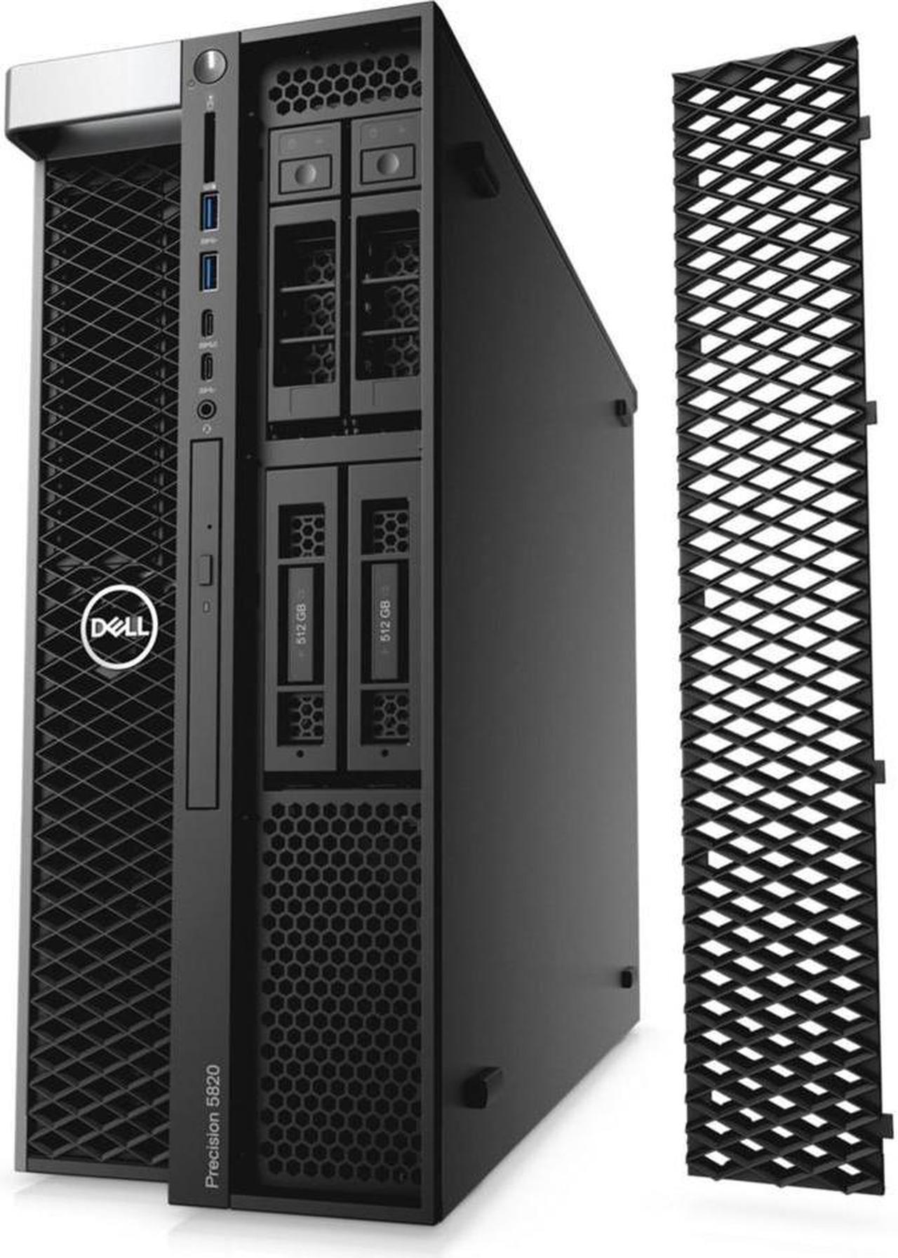 Alt view image 5 of 7 - Dell Precision 5820 Tower Workstation Desktop PC, Intel Core i7-9800X 3.8GHz, 64GB DDR4 RAM, 1TB SSD, 2TB HDD, Quadro P4000 8GB GDDR5, Keyboard & Mouse, WiFi BT, Windows 11 Pro Grade A