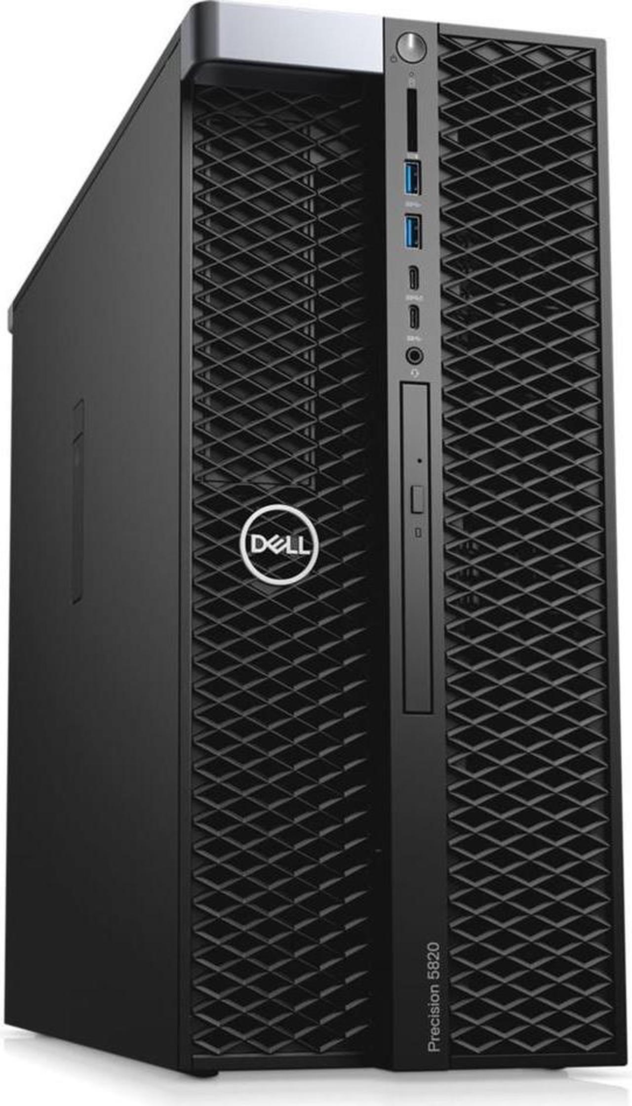 Alt view image 2 of 7 - Dell Precision 5820 Tower Workstation Desktop PC, Intel Core i7-9800X 3.8GHz, 64GB DDR4 RAM, 1TB SSD, 2TB HDD, Quadro P4000 8GB GDDR5, Keyboard & Mouse, WiFi BT, Windows 11 Pro Grade A
