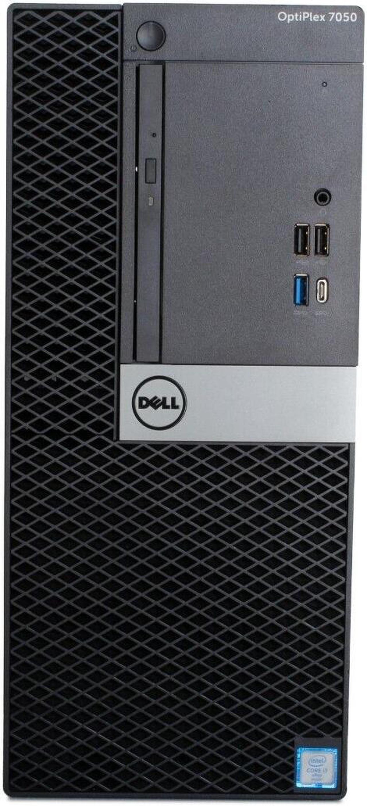 Alt view image 2 of 4 - Dell OptiPlex 7050 MT Desktop PC, Intel Core i5-7500 3.4GHz, 16GB DDR4 RAM, 256GB SSD, Keyboard & Mouse, WiFi, Win 10 Pro Grade A