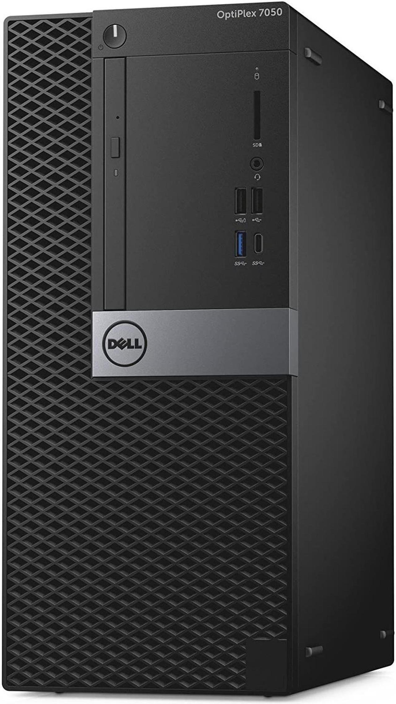 Alt view image 3 of 4 - Dell OptiPlex 7050 MT Desktop PC, Intel Core i5-7500 3.4GHz, 16GB DDR4 RAM, 256GB SSD, Keyboard & Mouse, WiFi, Win 10 Pro Grade A