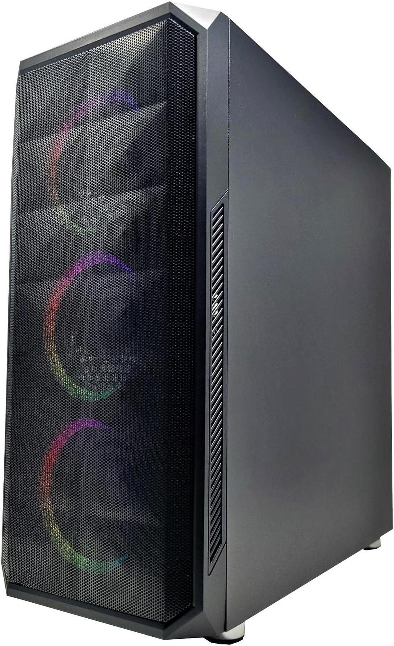 Alt view image 5 of 6 - Odyssey Darkus V2 Custom Gaming PC, RGB LED Fans, Intel Core i5 upto 4.1GHz, 16GB DDR4 RAM, 1TB SSD, GeForce RTX 3050 6GB GDDR6, Wi-Fi, Windows 11 Pro