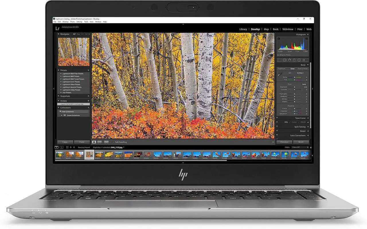 Main image of HP ZBook 14u G5 14" 1920x1080 FHD Workstation Laptop PC, Intel Core i5-8350U 1.7GHz, 32GB DDR4 RAM, 512GB NVMe SSD, Cam, Windows 11 Pro Grade A