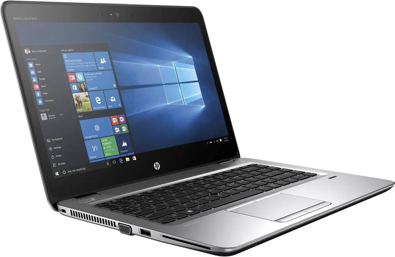 Main image of HP Elitebook 840 G3 14" 1366x768 HD Laptop PC, Intel Core i5-6300U 2.4GHz, 8GB DDR3 RAM, 512GB M.2 SSD, Windows 10 Pro x64 Grade A