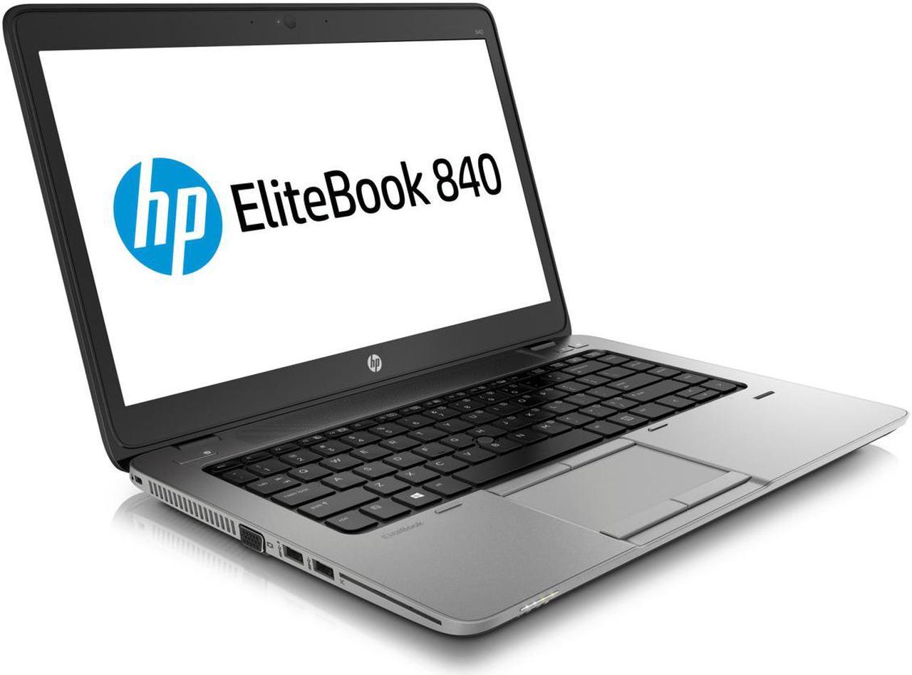 HP EliteBook 840 G2 14" 1600x900 HD+ Ultrabook PC, Intel Core i5-5300U 2.30GHz, 8GB DDR3L RAM, 256GB SSD, Win-10 Pro x64 Grade A