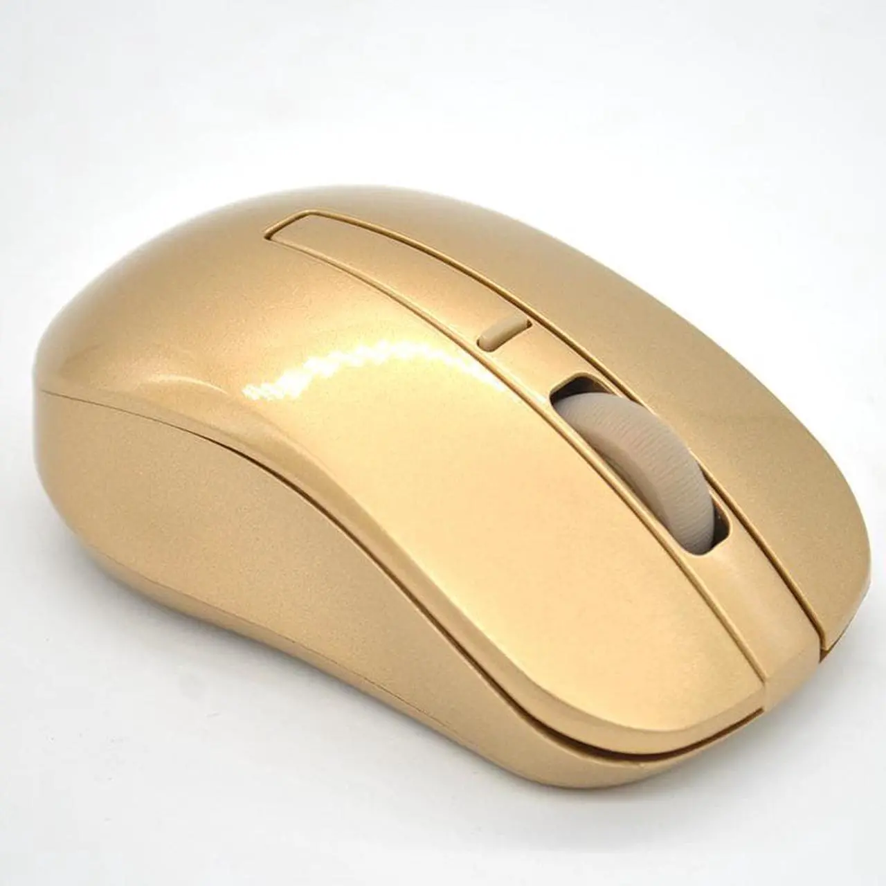 Alt view image 4 of 6 - Popular Golden Mice 2.4GHZ Gold Wireless Mouse Wifi Gaming Mouse for Laptop PC Computer Gamer Loved