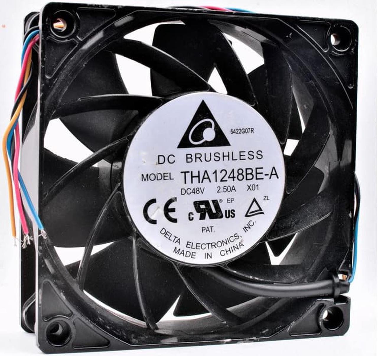 THA1248BE-A 12038 12cm 48V 2.50A aluminum frame communication equipment high wind pressure cooling fan