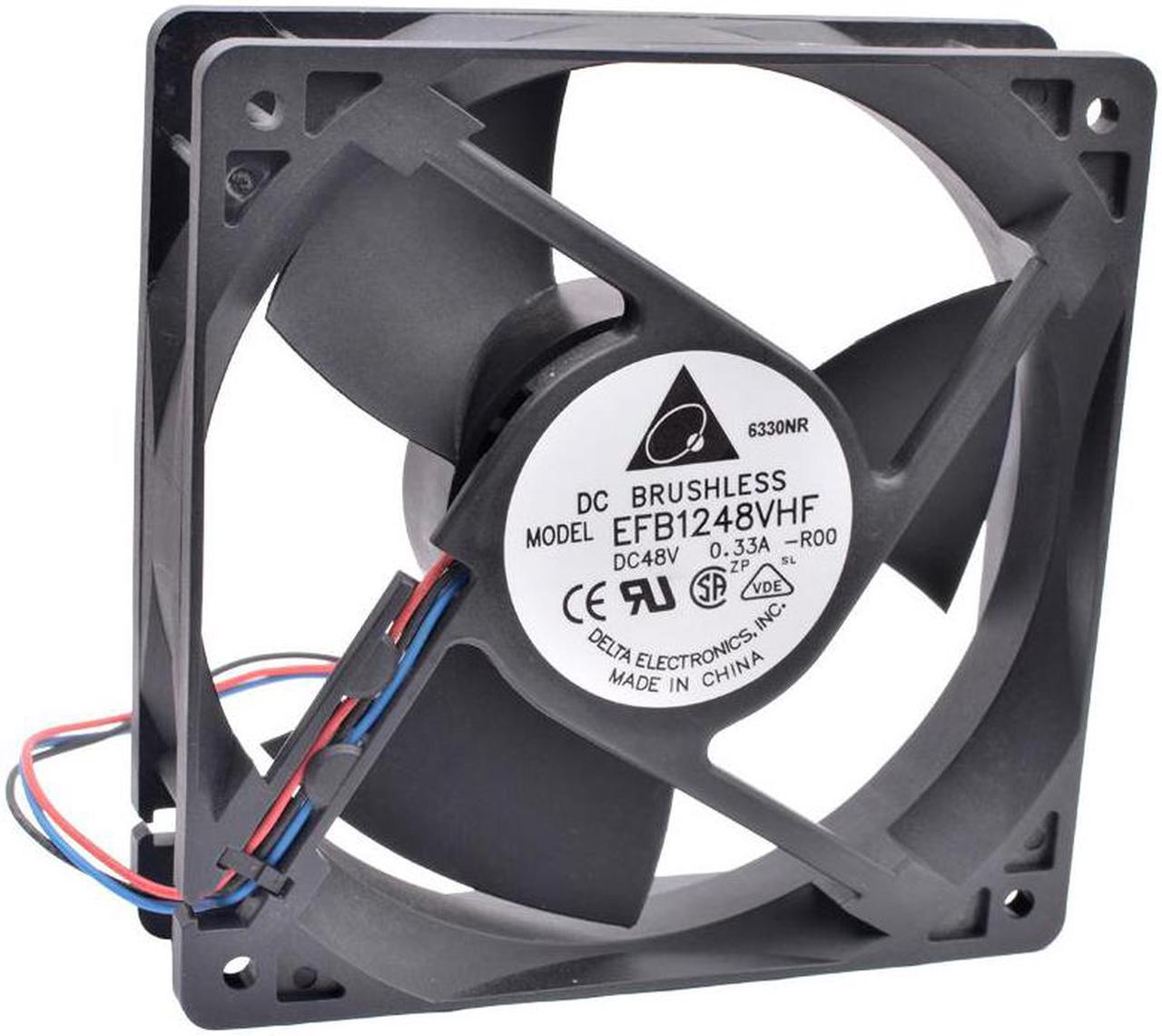 EFB1248VHF-ROO 12cm 120mm fan 120x120x38mm DC48V 0.33A 3 fan leaves cooling fan for server