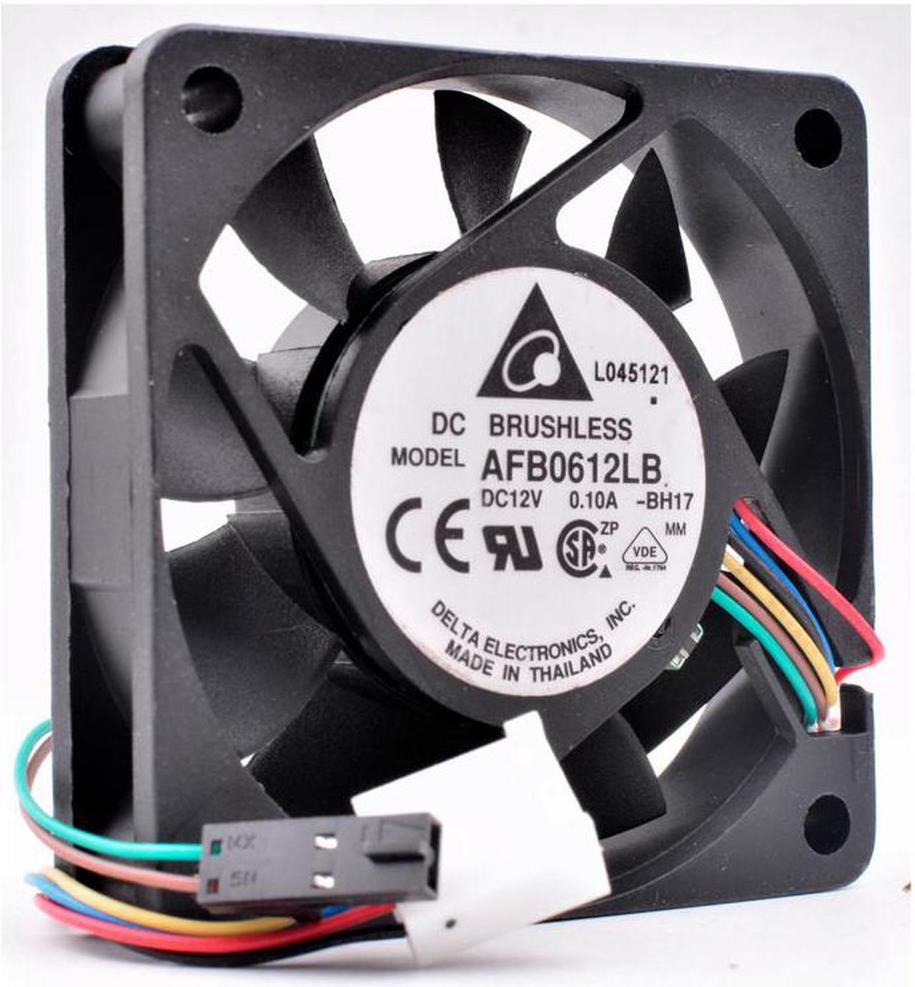 AFB0612LB 6cm 6015 60x60x15mm 12V 0.10A 4 lines pwm computer chassis CPU silent temperature control cooling fan