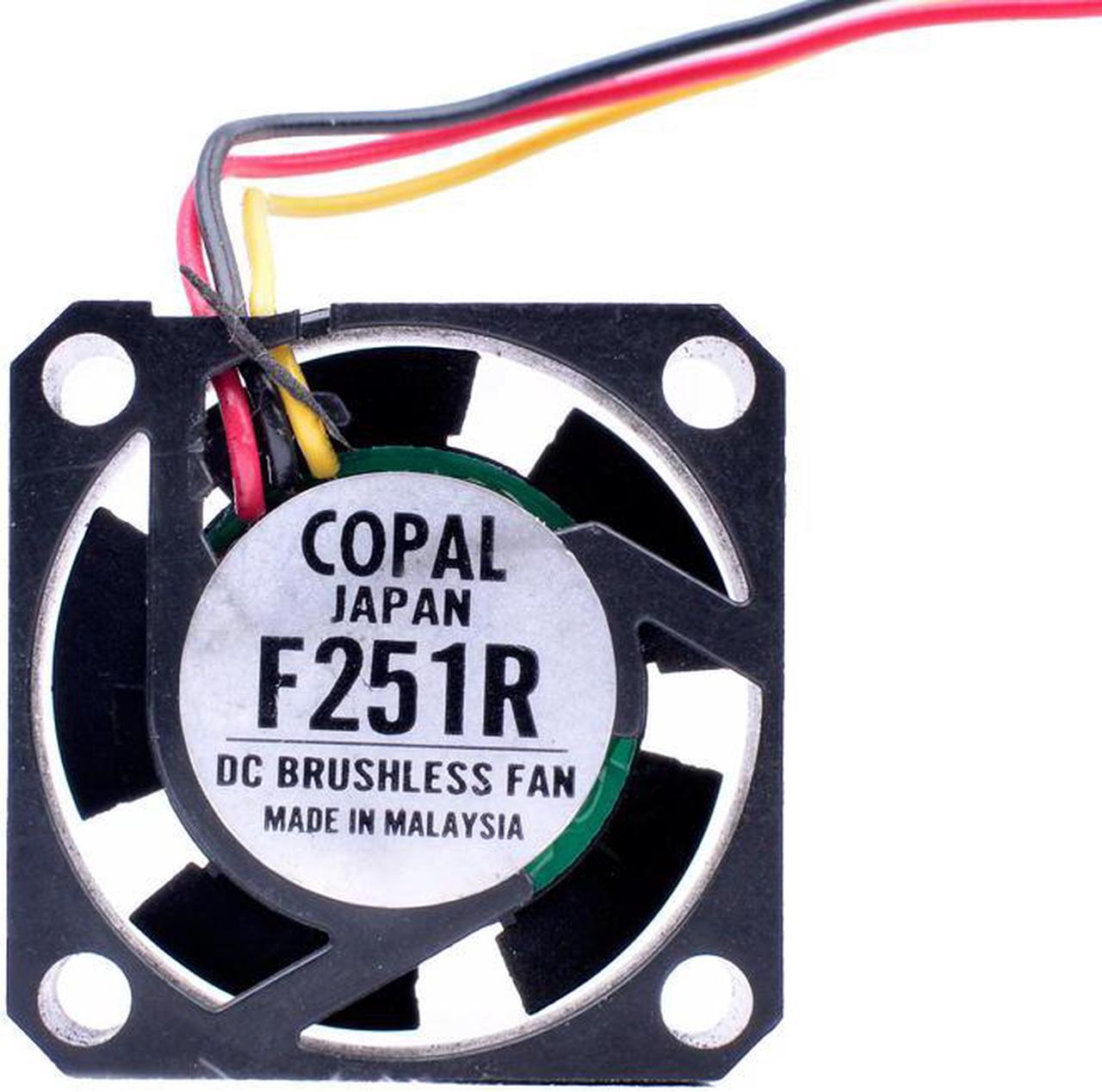 F251R 2.5cm 2510 25x25x10mm DC5V micro high-volume cooling fan for medical equipment