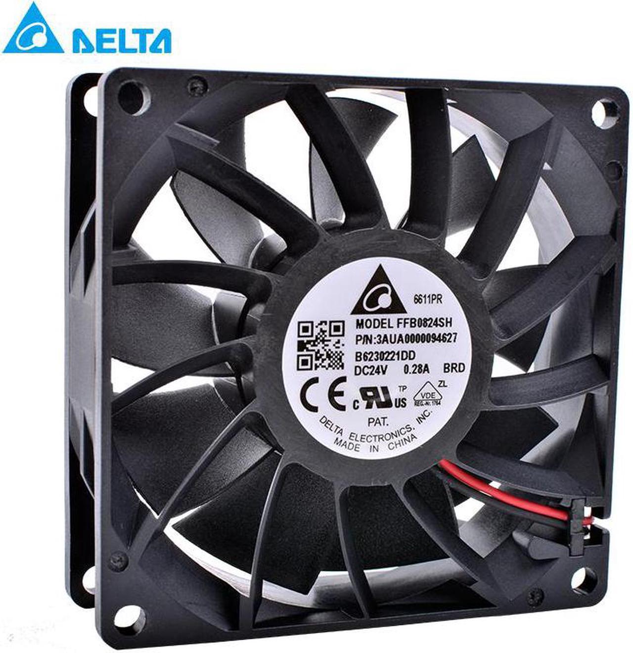 FFB0824SHBRD 3AUA0000094627 8cm 8025 24V 0.28A High-end inverter server wind pressure cooling fan