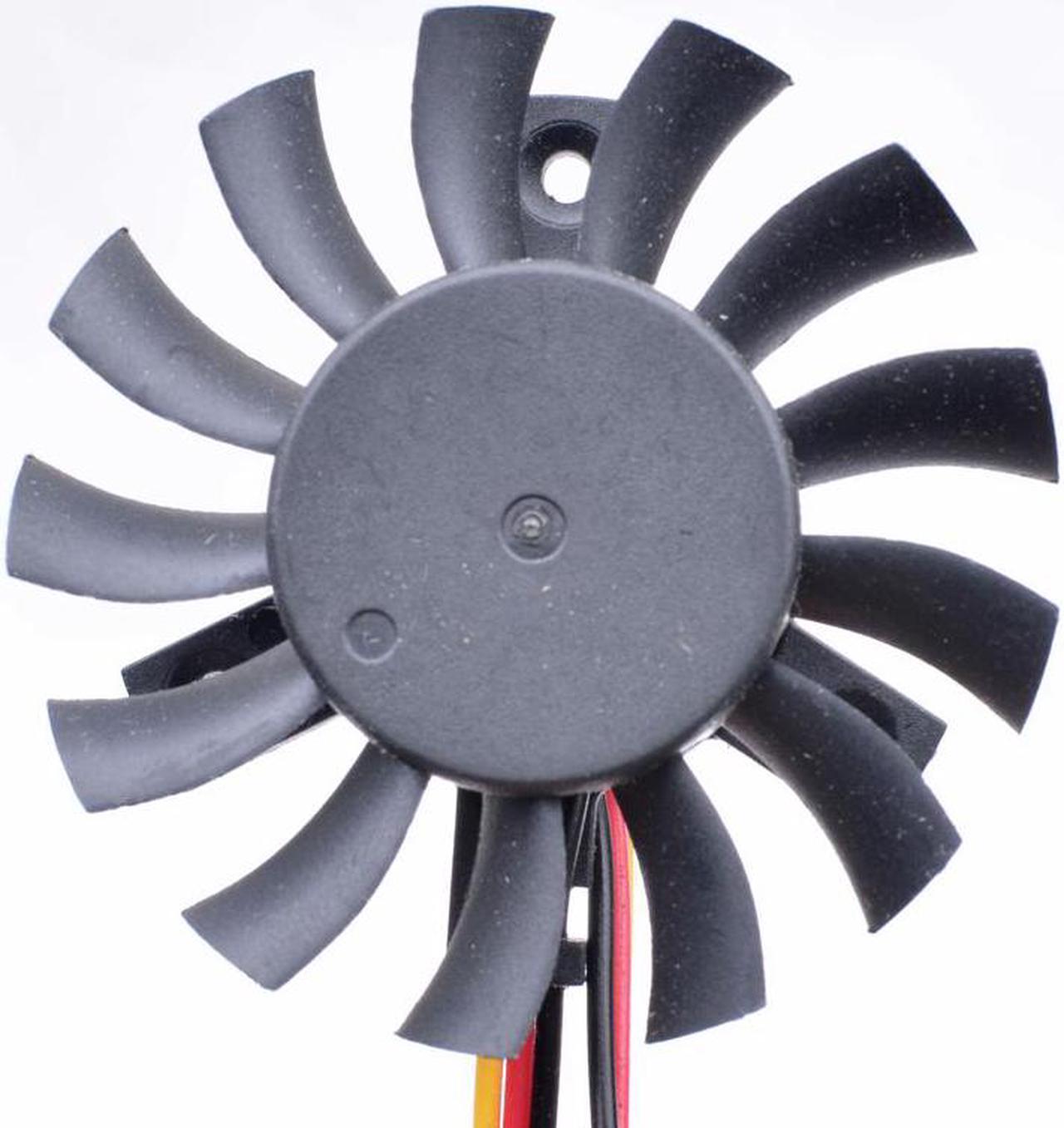 DFS500912M 12V 1.6W diameter 45mm hole distance 27mm industrial computer router heat sink graphics card cooling fan